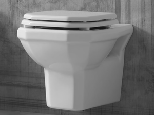 PROVENCE '700 - Wall-hung ceramic toilet _ BLEU PROVENCE